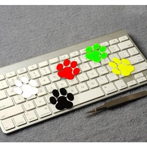 Car Styling and Decals Cute Dog Footprint Motorcycle Racing Auto Rear Windshiled Window Sticker