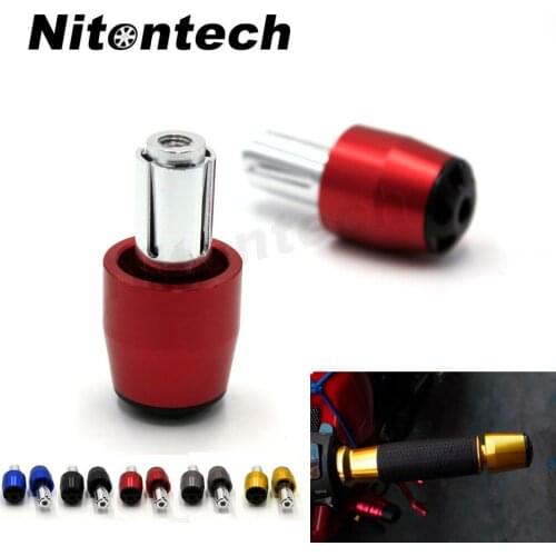 For Kymco AK550 2017 2018 Motorcycle CNC Aluminum Handlebar Grips Hand Bar Ends Slider Crash Protector Pads Accessories Red Gold