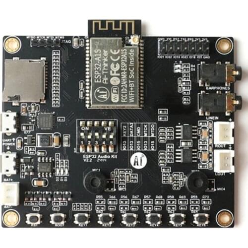 ESP32-Audio-Kit ESP32 Audio Development Board WiFi Bluetooth Module Low Power Dual-Core with ESP32-A1S 8M PSRAM Serial to WiFi