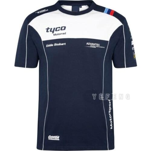 Motorcycle Locomotive Riding Quick Dry Short Sleeve For BMW Tyco Motorrad Motocross Summer T-shirt Mens T Shirt