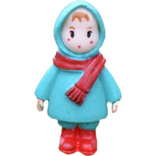 Mini Ornaments Moss Micro Landscape Figure Home Decoration Resin Plant Pots Decorative Fairy Garden DIY Childrens Toy