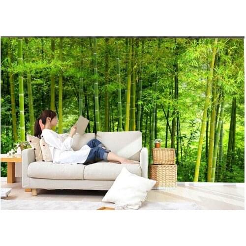 3d room wallpaper custom mural non-woven wall sticker picture 3 d Freshness of bamboo painting photo 3d wall murals wallpaper