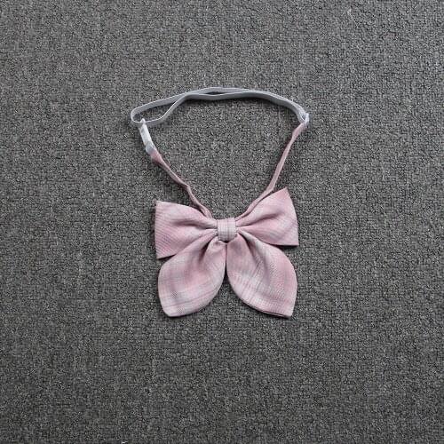 New Arrival Japanese School Jk Uniform Plaid Bow Tie Cute Girls Butterfly Cravat School Sailor Suit Uniform Accessories Bowtie