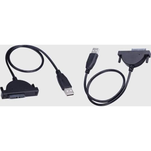 New DVD-rom combo SATA to USB SATA 3 easy drive wire cable external drive box enclosure USB to SATA 7+6 adapter