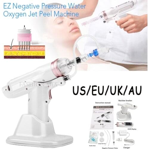 EZ Negative Pressure Gun Nano Meso Gun Skin Rejuvenation Hydrolifting Facial Water Injection Machine Wrinkle Removal Whitening