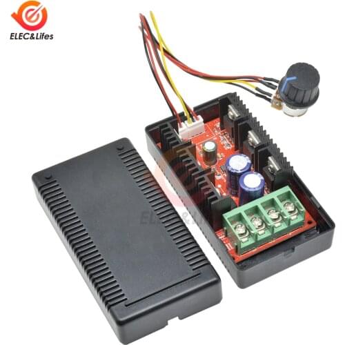 DC 10-50V 2000W 40A DC Motor Speed Controller PWM HHO RC Controller Electric motor speed regulator With housing extension cord