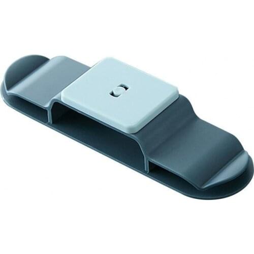 Self-Adhesive Power Strip Holder Desktop Socket Hanging Holder Fixator Wall-Mounted Remote Holder Punch Free Plug Fixer Stickers