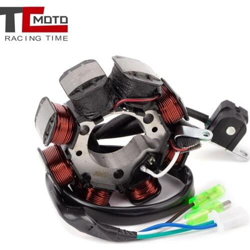 TCMOTO Motorcycle Ignition Magneto Stator Coil For Honda ATC250R 1985-1986 Engine Generator Charging 31120-HA2-004