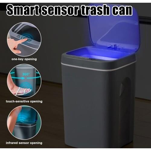 Smart Induction Touching Garbage Bin Self-Sealing Self-Changing Trash Can Automatic Open Lid For Home Household Merchandises