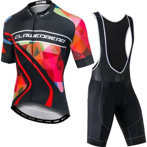 YOCENE Reddish Black Summer Shorts Sleeve Quick Dry Bicycle Wear