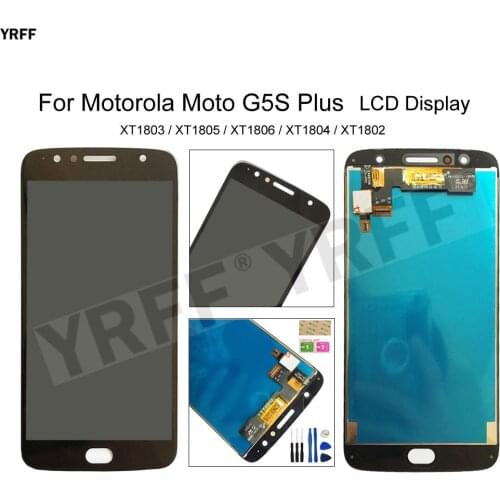 For Motorola Moto G5S Plus LCD Screens XT1803 XT1805 XT1806 XT1804 XT1802 Phone LCD Display Touch Screen Digitizer Assembly