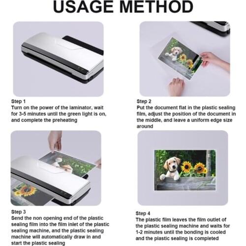 10/50/100pcs A4 Thermal Laminating Film for Photo Files Card Picture Lamination H58C