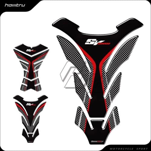 3D Motorcycle Tank Pad Protector Case for Suzuki SV1000 SV 1000 Tank