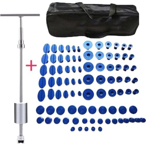91PCS Dent Puller Car Dent Puller Dent Remover Tool Kit Dent Puller Kit Scratch Removal for Cars Dent Repair with Tabs