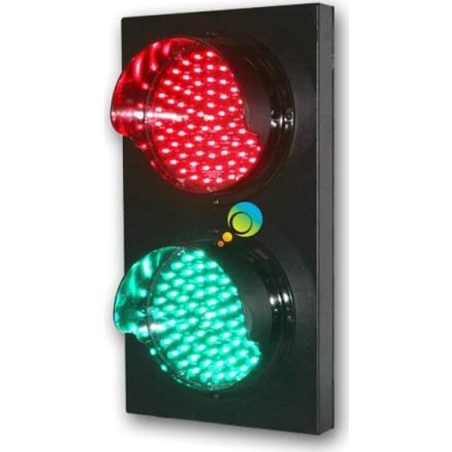AC85-220V 200mm /8 inch red green full ball parking lots aluminium traffic signs light