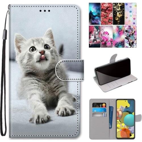 Cat Wolf Magnet Stand Cover For ZTE Blade 20 Smart A3 A5 2020 A7 2019 L8 V9 V10 Vita Lion Tiger Card Slot Flip Phone Case D08F
