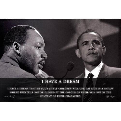 Home Decor Obama Inspirational Motivational Quotes 1-Silk Art Poster Wall Sicker Decoration Gift