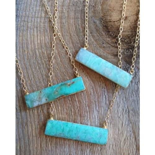 FİRUZEN COLLECTION LONG PLATE FİRUZE CERTIFIED LADY NECKLACE