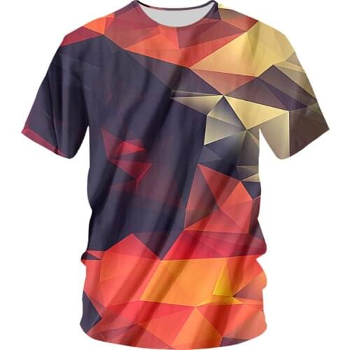 CJLM Cool Fashion T-shirt Men Tshirt Funny Geometric Stereoscopic Graphics Print Unisex Tee Tops Hip Hop Casual 6XL 3d T Shirt