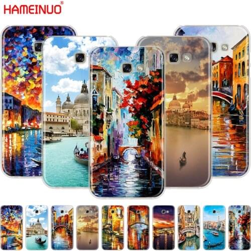 HAMEINUO Italy night in venice cell phone case cover for Samsung Galaxy A3 A310 A5 A510 A7 A8 A9 2016 2017 2018