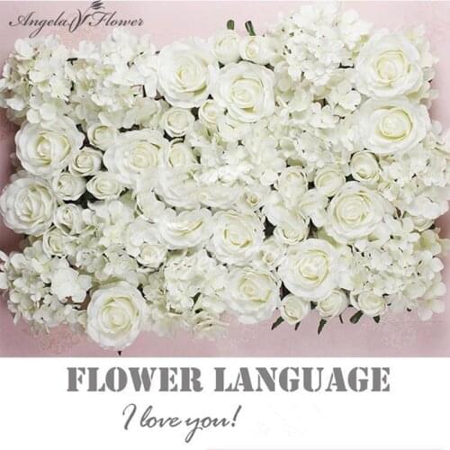 DIY artificial rose flower head silk decorative flower hotel background Road led wedding flower wall materials heads 100pcs/lot