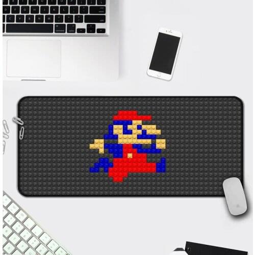 Design-Legos Large Mouse pad Computer mat Computer Gaming Mousepad Anti-slip Natural Rubber with Locking Edge Gaming Mouse Mat