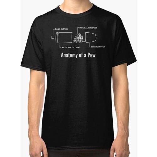 Hot New 2019 Summer Fashion New Anatomy of A Pew Mens Black T Shirt Tee Shirt