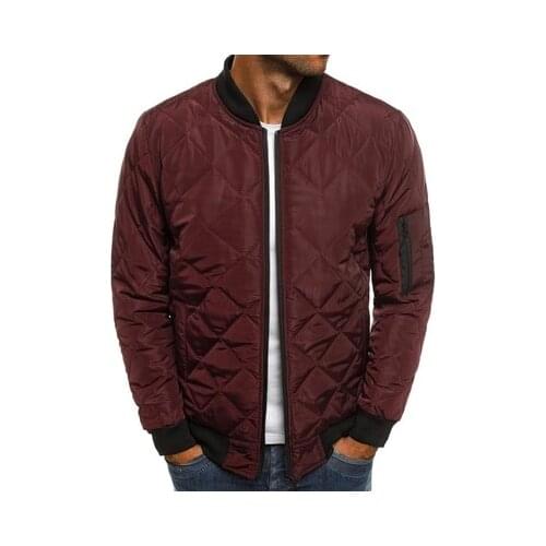 2021 New Mens Fashion Jacket Zipper Comfortable Cotton Clothes Winter Snowy Day Warm Classic Style Mens Top Jacket