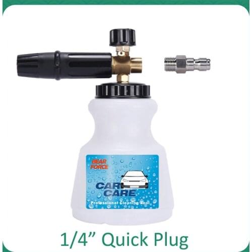 Pressure Washer Foam Cannon 1/4" Quick Connector High Pressure Car Washer Snow Foam Lance Foam Gun Car Foam Wash Foam Generator