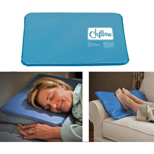 Cool and Comfortable Chillow Pillow for A Relaxing Summer Therapy Insert Sleeping Aid Pad Cushion Gel Pillow Ice Pad Massager