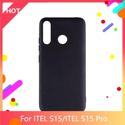 S15 Case Matte Soft Silicone TPU Back Cover For ITEL S15 Pro Phone Case Slim shockproof