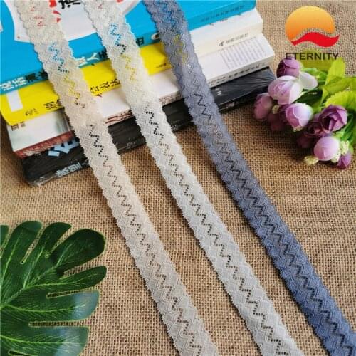 S2544 width 2.5CM high-quality ribbon African Nylon Spandex stretch Jacquard Narrow lace trimmings fabric