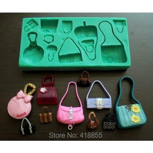 Silicone Mould Bags Sugarcraft Cake Decorating Fondant Mold Fimo Mold Silicone Rubber for Cake Decorations PRZY Eco-friendly 001