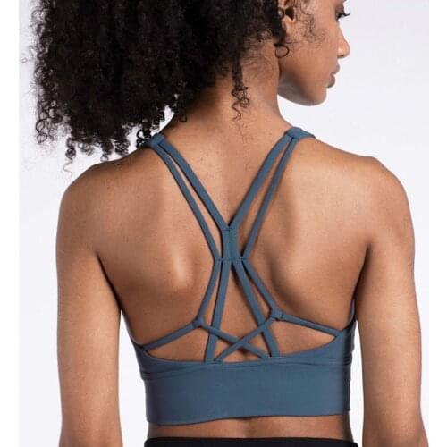 SALSPOR Sports Bra Padded High Impact Support High Quality Women Gym Tank Top Push Up Yoga Underwear Bra Fitness Workout Vest