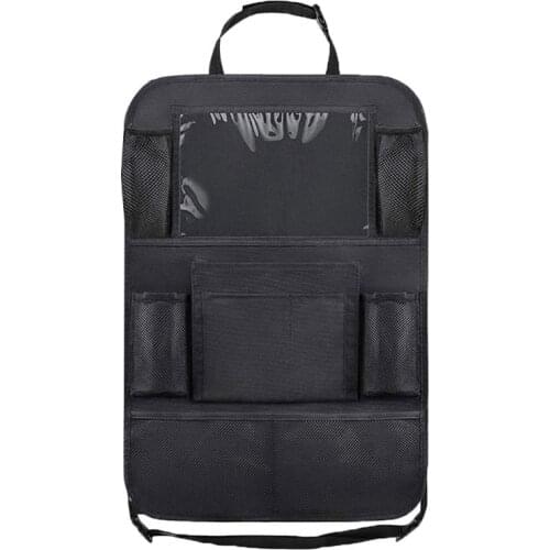 Waterproof Vehicle Storage Sundries Bag Car Seat Back Protector Cover for Children Baby Kick Mat Protect Bag