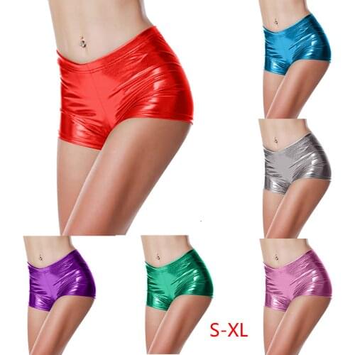 Xsyyfast Women's Leather Shorts