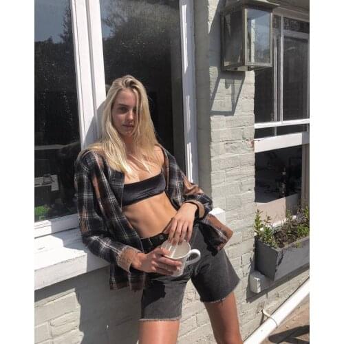 SHESHOT 2019 Womens high waist split swimsuit sexy swimsuit women Multi-size swimsuit nylon wholesale black