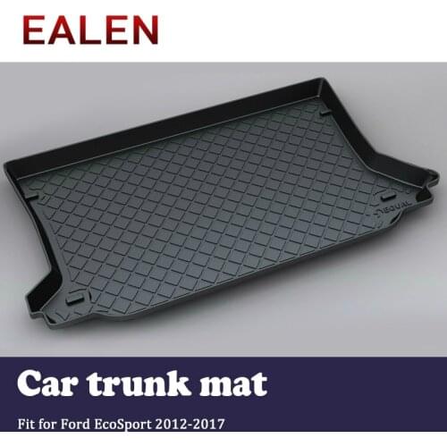 EALEN For Ford EcoSport 2012 2013 2014 2015 2016 2017 Boot Liner Styling Anti-slip Mat accessories 1Set Car Cargo rear trunk mat