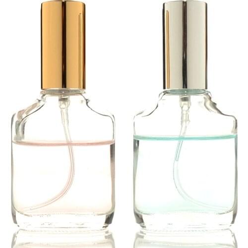 12ML Portable Simple Square Perfume Glass Spray Perfume Bottle 100PCS/LOT