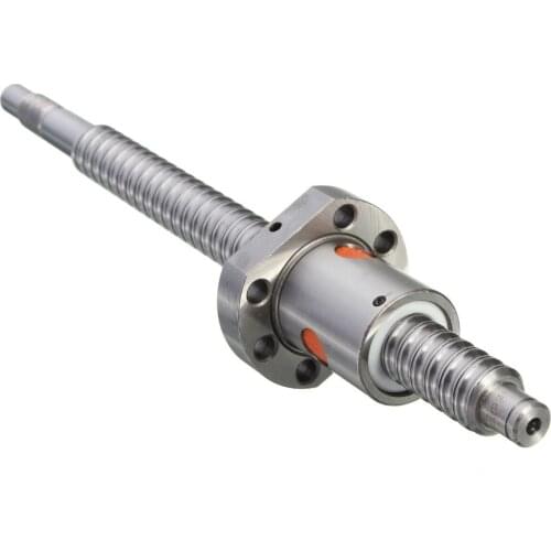 16mm 1605 Ball Screw Rolled ballscrew 1pc SFU1605 L 200mm with 1pc 1605 Flange single ballnut for CNC parts