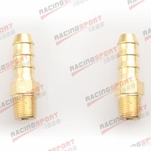2PCS 5/8" Male Brass Hose Barbs Barb To 1/2" NPT Pipe Male Thread