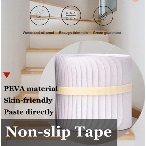 60/80CM Non-slip Tape PEVA Rubber Step Bathroom Skin-friendly Waterproof Transparent High-strength Adhesive Safety Tape