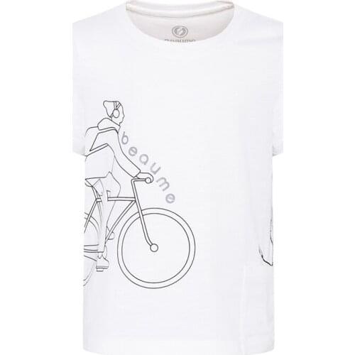 Beaume Childs Camping Hiking T-Shirts Short Sleeve Round with Fashion Print FEE82125