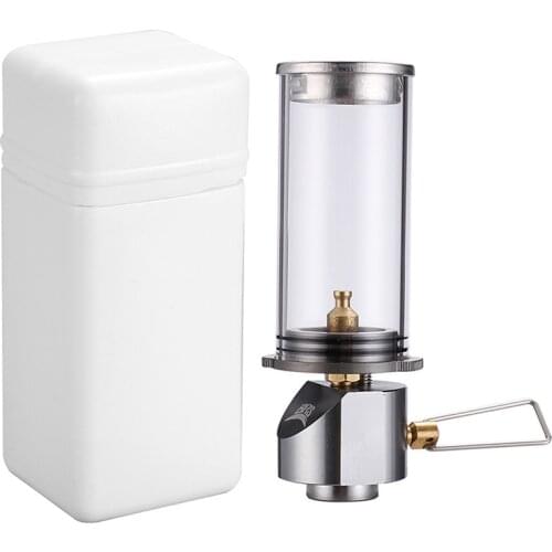 Thous Winds Spark Lantern Outdoor Camping Gas Lamp Snowflake Lampshade Retro Lampshade Atmosphere Light Camp Light Lighting