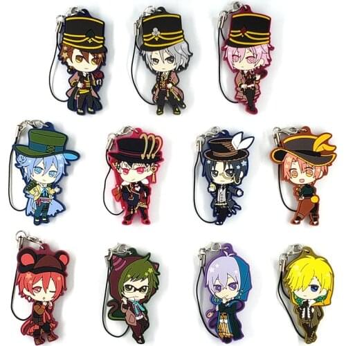 Idolish7 Anime keychain IZUMI IORI YAMATO NIKAIDO SOGO NAGI TAMAKI Gaku Mitsuki OSAKA Rubber strap/mobile phone charms D457