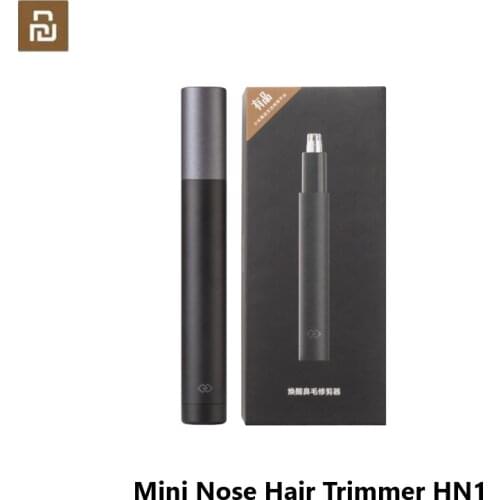 Mijia Mini Nose Hair Trimmer HN1 Sharp Blade Body Wash Portable Minimalist Design Safe Trim Nose Hair For Daily Family Use