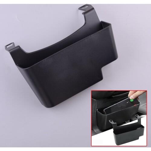 Front Center Console Armrest Storage Organizer Tray Box Car Black ABS Fit for Jeep Wrangler JL JT 2018 2019 2020