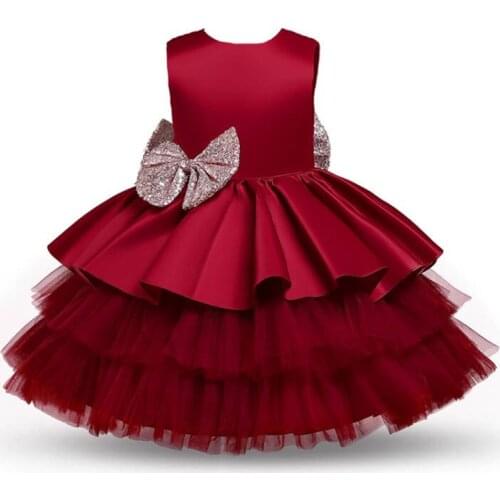 Baby Girls Dress Tutu Cake Toddler Kids Princess Dresses for Girls Children Wedding Dress Infant Vestidos Flower Girls Dresses