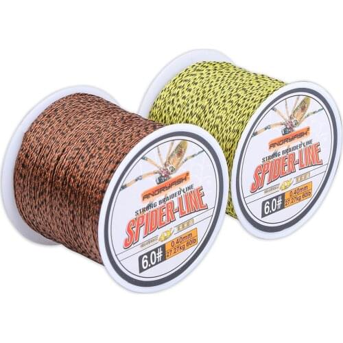 Braided PE Fishing Line 4 Strand 100M Multifilament 3D Invisible Spoted Strong Fishing Line Sea Saltwater Fishing Accessories
