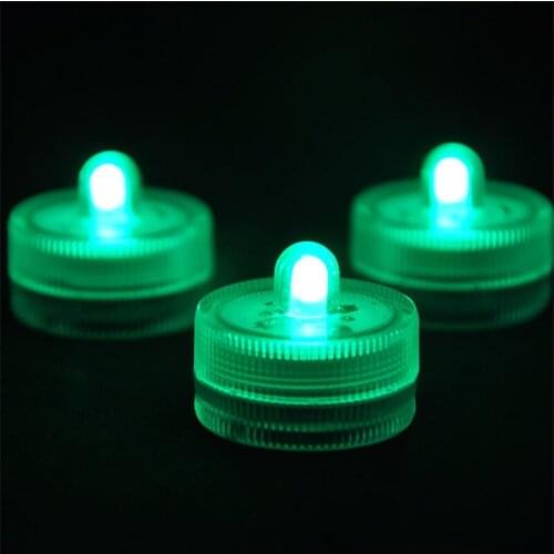 10 pieces/lot Submersible Non-Blinking Tealight LED Centerpiece Vase Up Light Mini Light for Aquarium,Fish Tanks